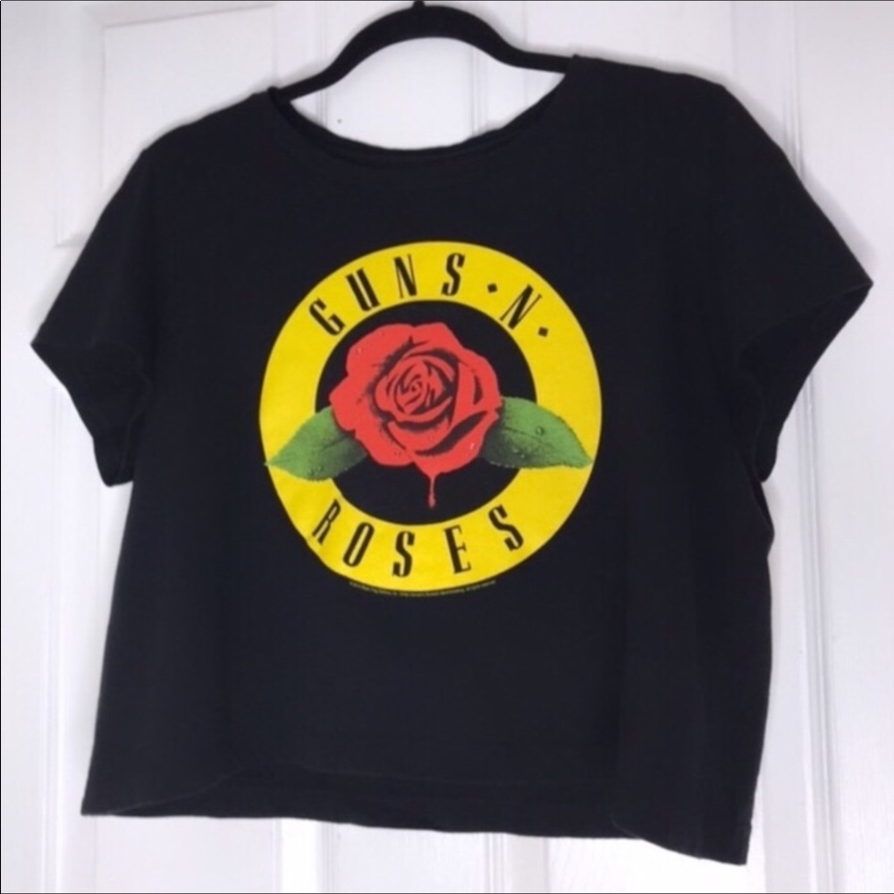 Bravado Guns N Roses Cropped Band T-shirt